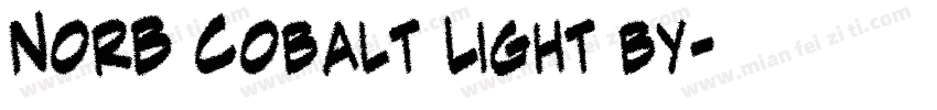 NorB Cobalt Light by字体转换